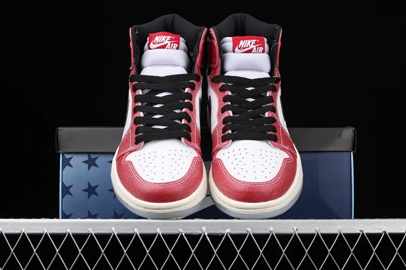 All categories Air Jordan Jordan series basketball shoes Air Jordan 1 High X version Air Jordan 1 High OG Pro "Total Orange" AJ1 Joe 13M blue and white stitching high-top basketball shoes DC6515-100